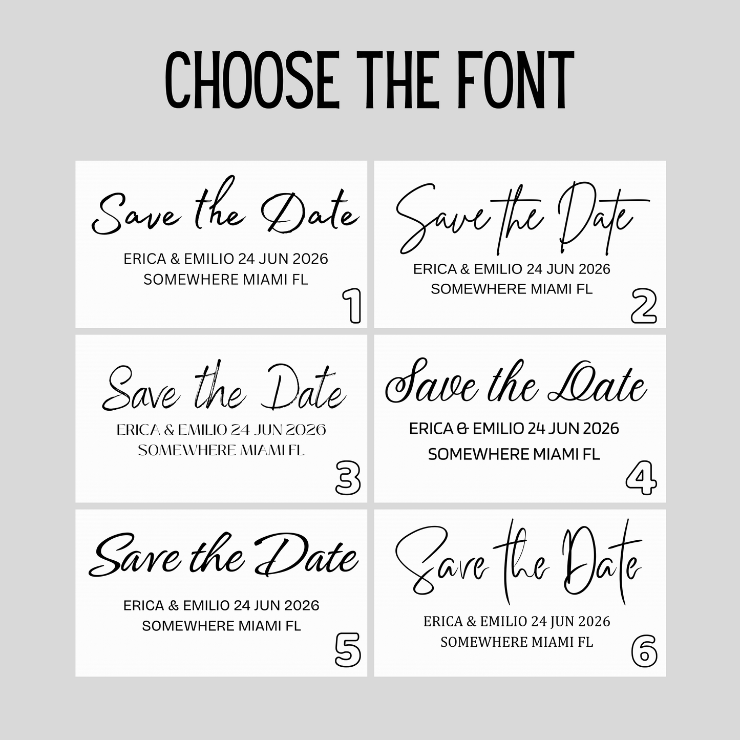Save the Date Magnets